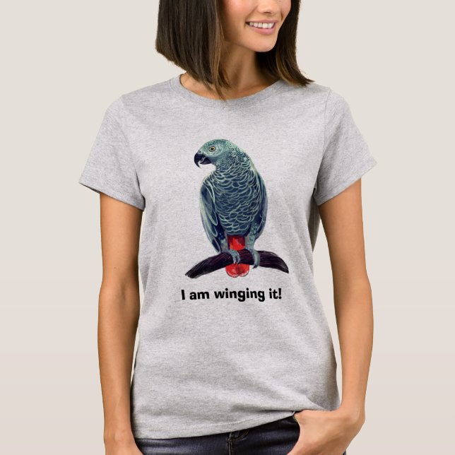 African grey T-Shirt (Front)