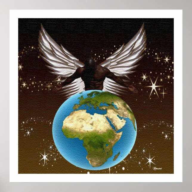 African Guardian Angel Poster (Front)