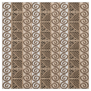 african hand-drawn ethnic pattern fabric