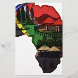 African Heritage Art - A Cultural Fusion Stationery