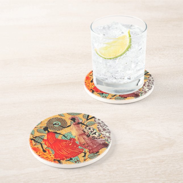 African Heritage Modern Design Coaster (Side)