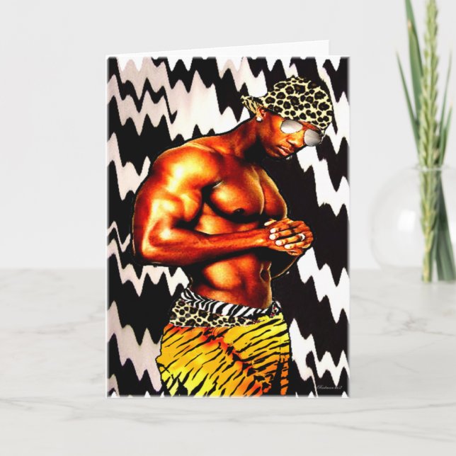 African Hip Hop Card (Front)