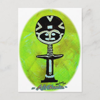African icon: Akuaba (Ghana) Postcard