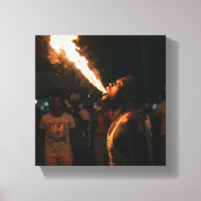 African inspired art canvas print (Front)