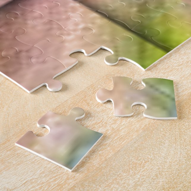 African-Inspired Art Print– Geometric Woven Design Jigsaw Puzzle (Side)