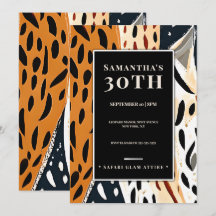 African-Inspired Boho Abstract Animal Print
