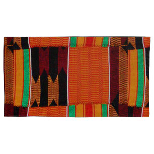 African Kenta Cloth Pillowcase