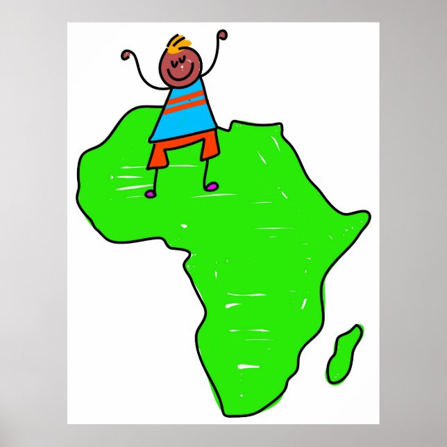 African Kid Poster (Front)