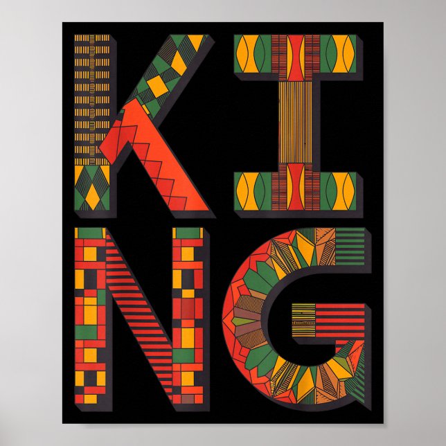 African King Art For Men Dad Boys African Print Me (Front)