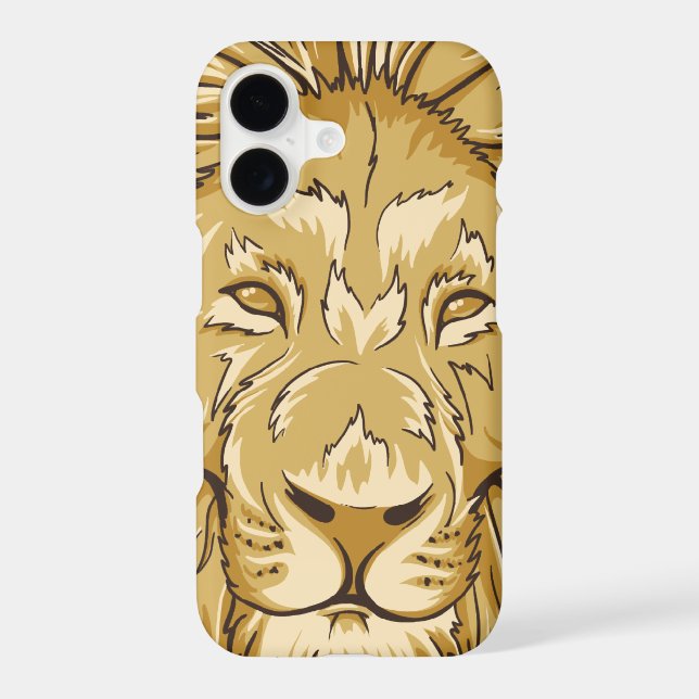 African King  Lion Face Wild Animal (Back)