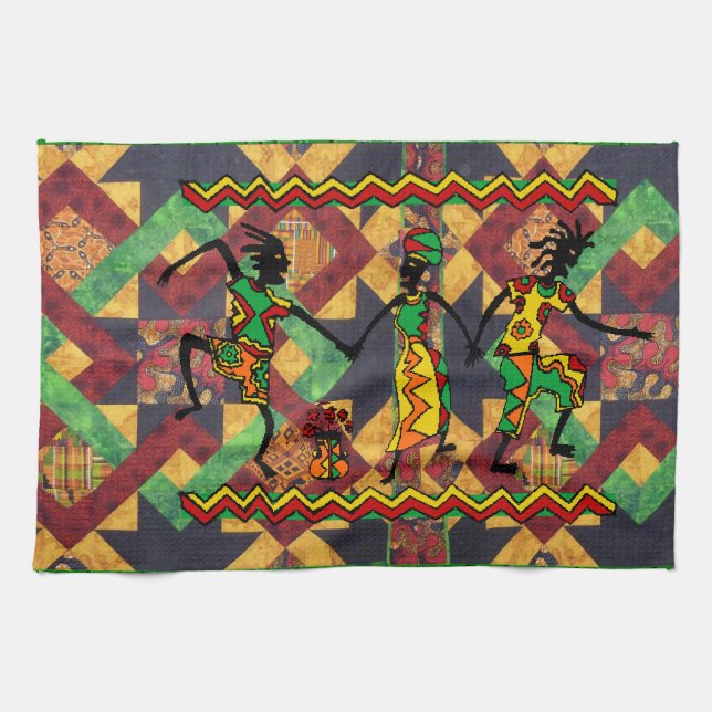 african kitchen hand towel (Horizontal)