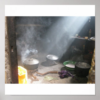 African Kitchen Poster