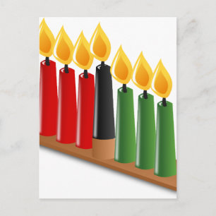 african kwanzaa postcard