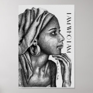 african lady poster