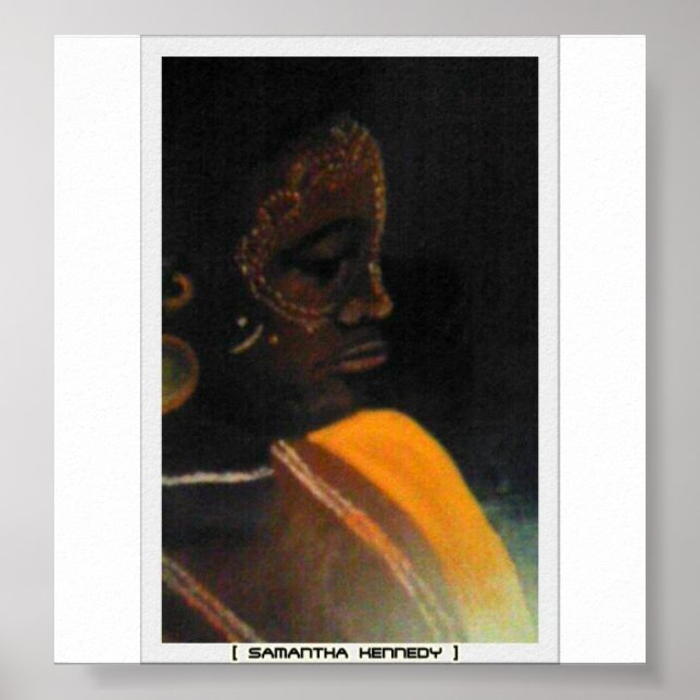african lady poster (Front)