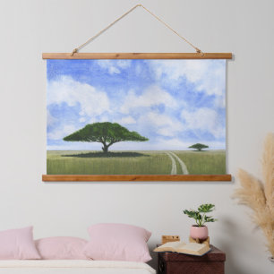 African Landscape Hanging Tapestry