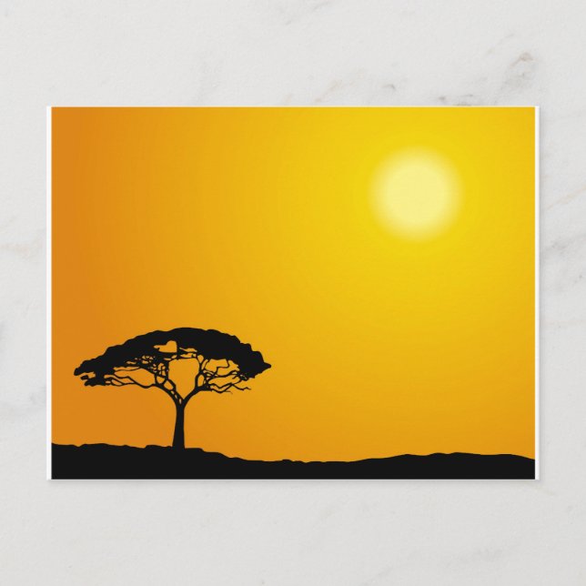 African Landscape Postcard (Front)