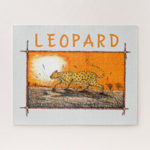 African Leopard Jigsaw Puzzle