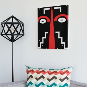 African Ligbi Tribal Canvas Print
