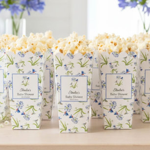 African Lily with Bluebird Mother and Baby Favour Box