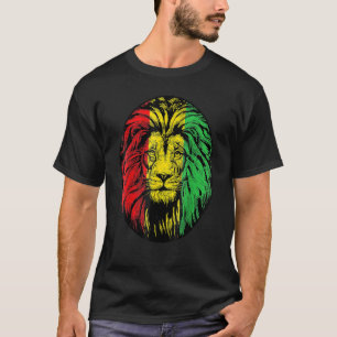 African Lion Black History Month Cool BLM Melanin  T-Shirt