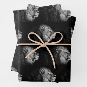 African Lion designed Wrapping Paper
