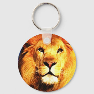 African Lion Key Chains
