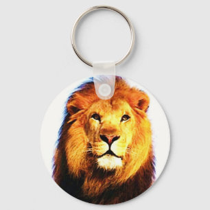 African Lion Key Ring