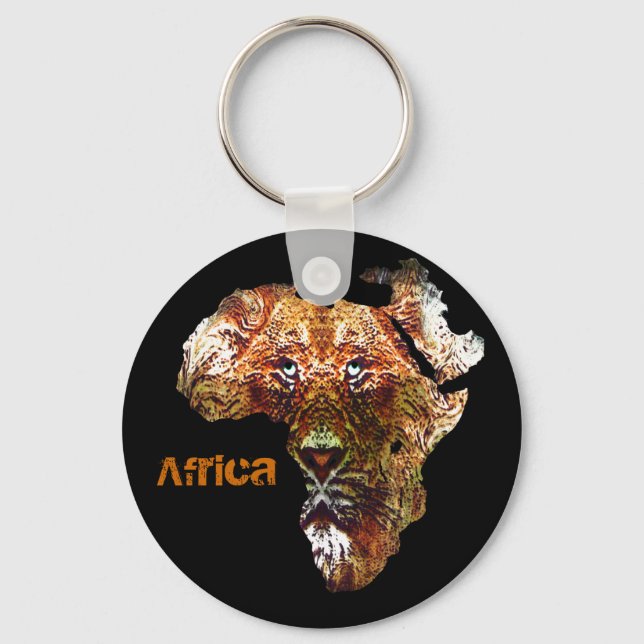 African Lion Keychain (Front)