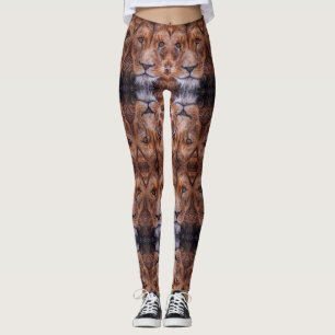 African Lion Leggings