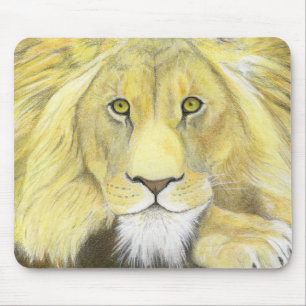 African Lion Mouse Pad