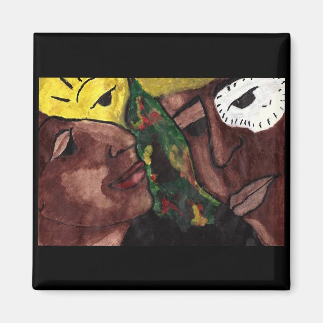 AFRICAN LOVE magnet (Front)