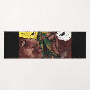 AFRICAN LOVE MASK YOGA MAT
