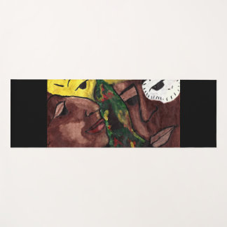AFRICAN LOVE MASK YOGA MAT