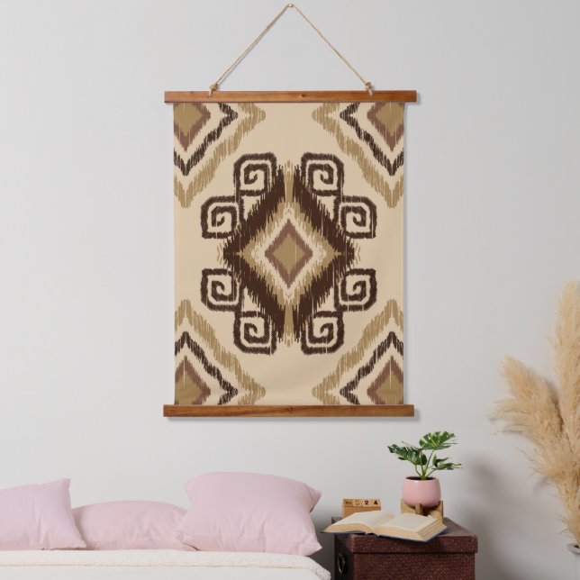 African lovers tiled pattern  hanging tapestry (Bedroom)