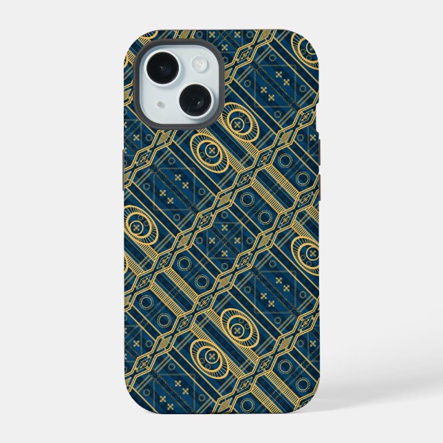 African Mali Pattern iPhone 15 Case (Back)