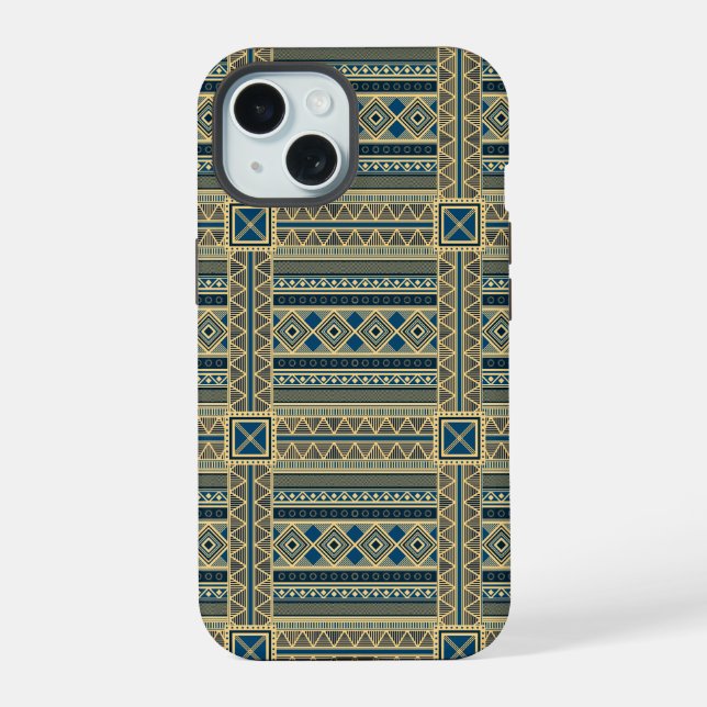 African Mali Pattern iPhone Case (Back)