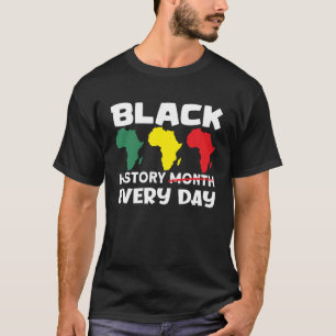 African Map Black History Month 1 T-Shirt