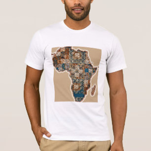 African Map - Bold Abstract Continent T-Shirt