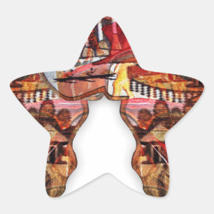 African Map: Celebrate the Season with Culture Star Sticker
