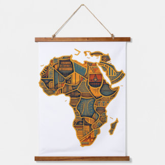 African Map Hanging Tapestry