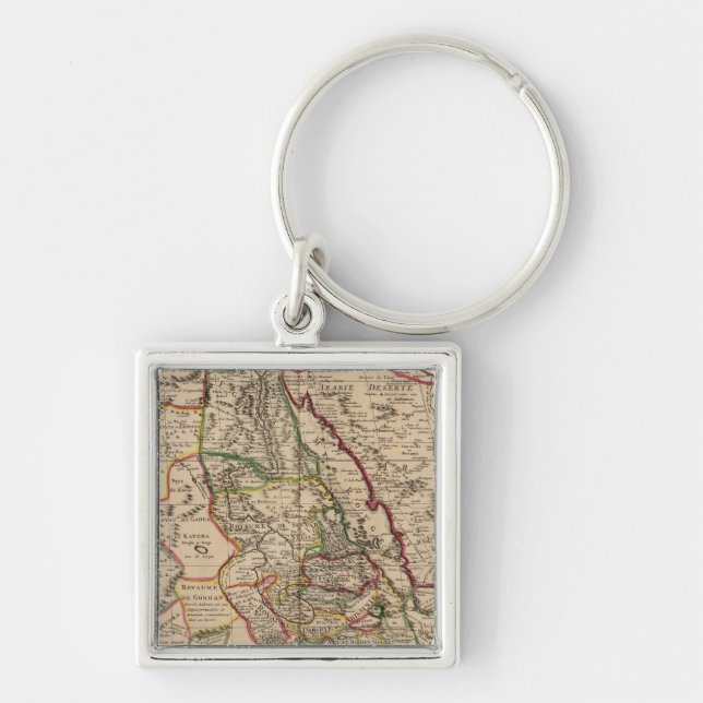 African map key ring (Front)