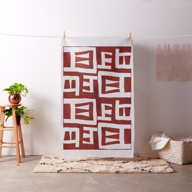 African Map Large Scale Design Fabric (In Situ)