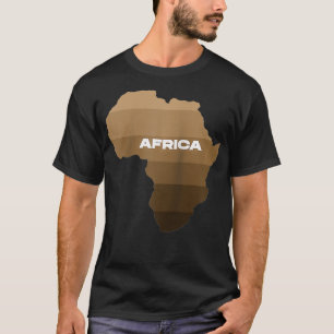 African Map Pride, Melanin Shades Gift Women Men & T-Shirt