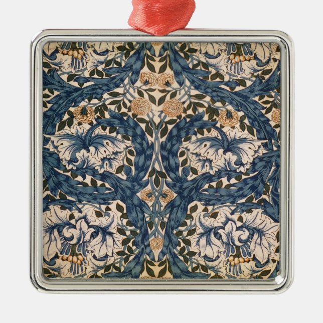 African Marigold' design, 1876 Metal Tree Decoration (Front)