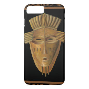 African Mask Painting by Chariklia Zarris Case-Mate iPhone Case