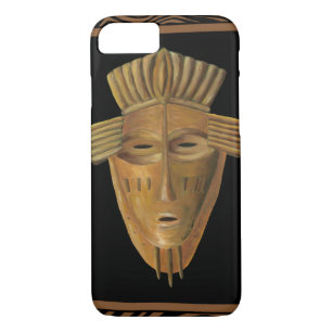 African Mask Painting by Chariklia Zarris Case-Mate iPhone Case