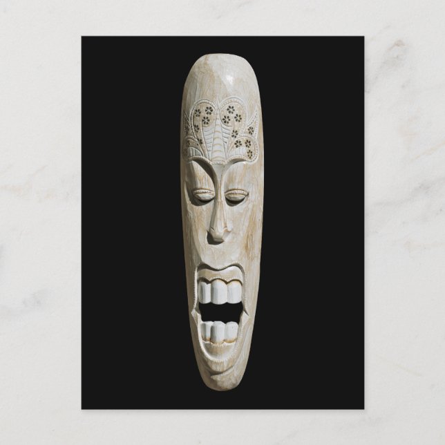 African Mask Postcard (Front)