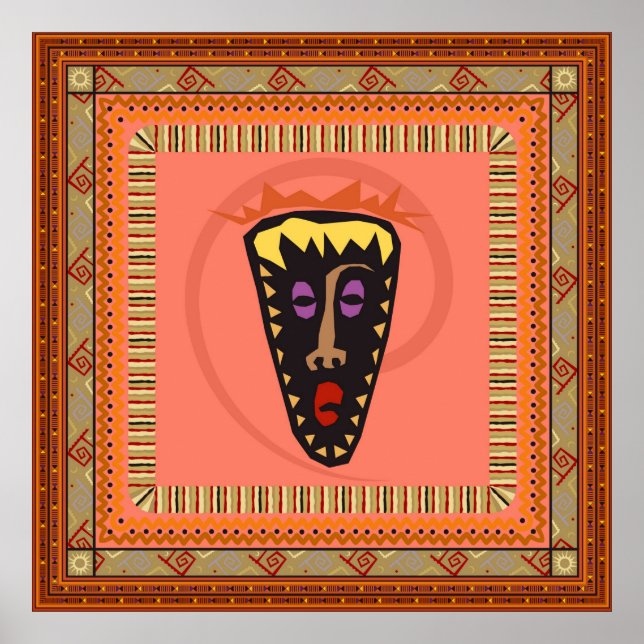 African mask poster (Front)