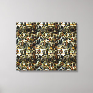 African Masks Canvas Print
